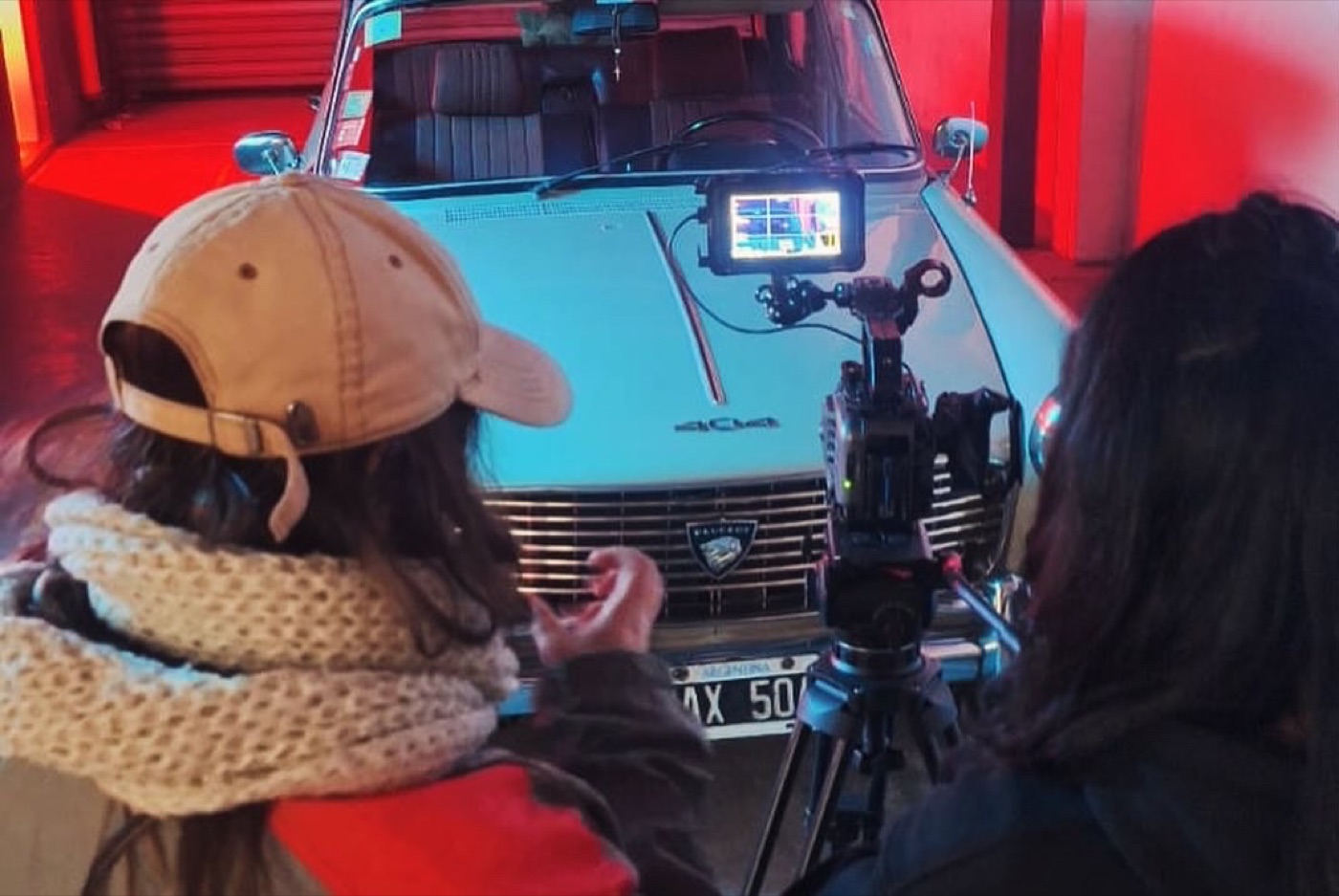 No lo puedo creer · On set